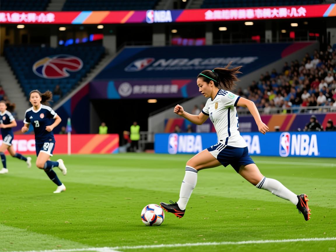 国际足球大赛上，女子队伍高效作战  第3张